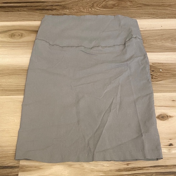 Ripe Maternity Gray Pencil Skirt - Picture 1 of 1